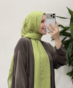 Alternative view of Pamuk Ayrobin Jakar Şal Zincir Desen
