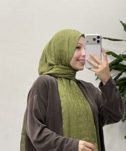 Alternative view of Pamuk Ayrobin Jakar Şal Zincir Desen