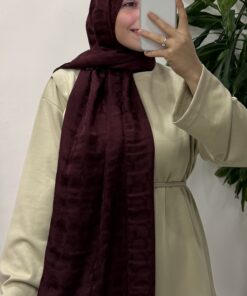 Pamuk Ayrobin Jakar Şal Zincir Desen