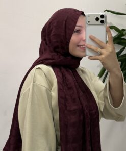 Alternative view of Pamuk Ayrobin Jakar Şal Zincir Desen